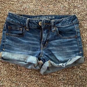 American eagle jean shorts